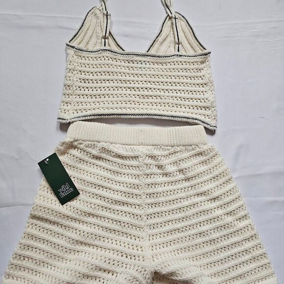 Wild Fable Women's Cream Crochet Set - Picture 5 of 7